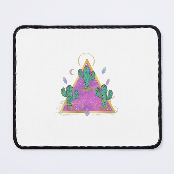 Item preview, Cosmic Cactus Trio | Golden Triangle & Purple Galaxy designed and sold by spotia.