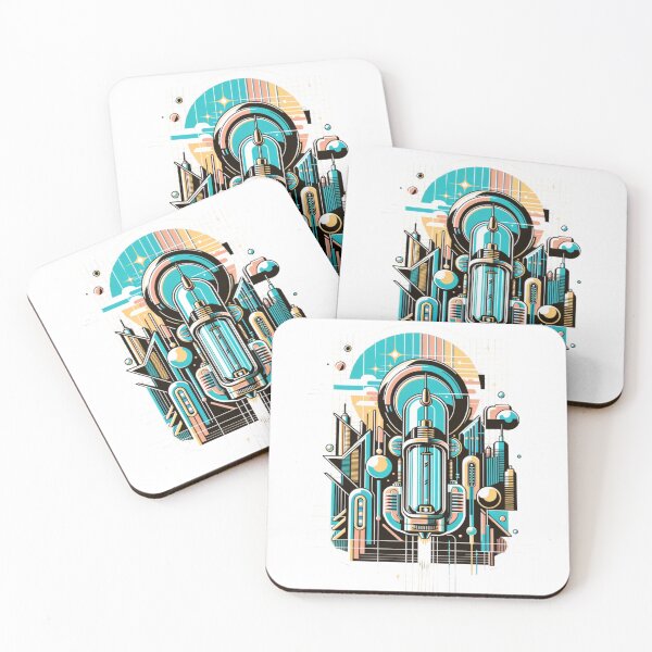 Item preview, Vintage Futurism Rocket Design designed and sold by SholoStudio.