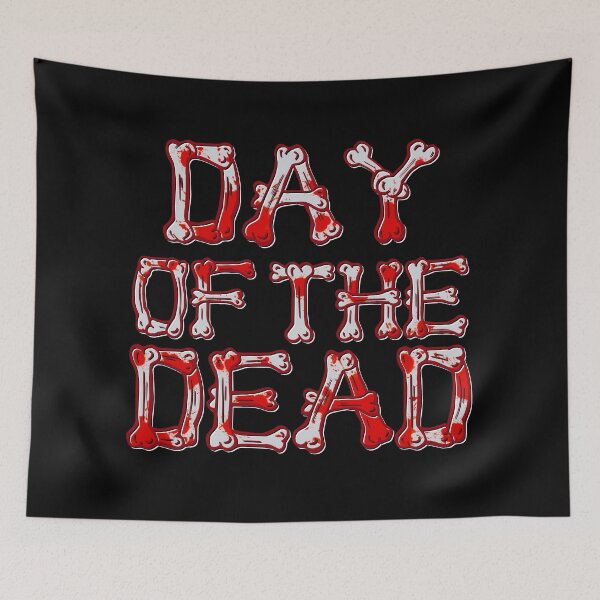 Item preview, Day of the dead in a bloody bone font designed and sold by DaveDanchuk.