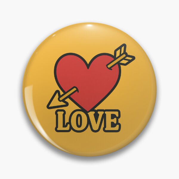 Item preview, Heart pierced by love designed and sold by urudesign.