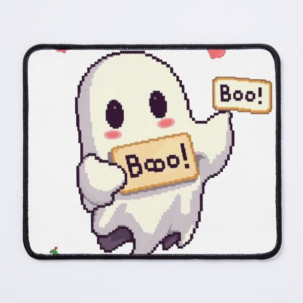 Item preview, Cute Pixel Ghost (Boo!) designed and sold by RespawnHeart.