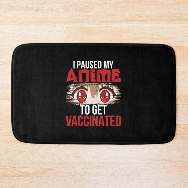 Item preview, I Paused My Anime To Get Vaccinated Funny Cute Anime Girl Gift designed and sold by GuadaGleichner.