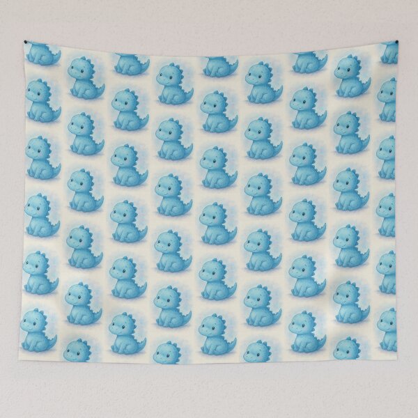 Item preview, Baby blue dinosaur designed and sold by XIme20.