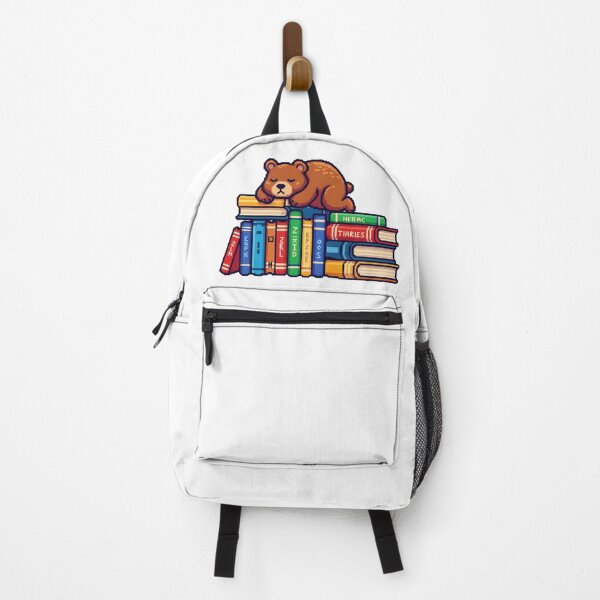 Item preview, Sleepy Bear on Book designed and sold by Pixel & Paw.