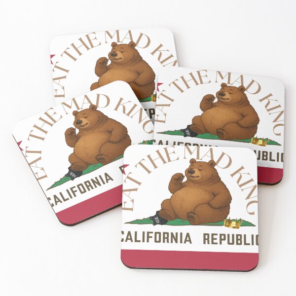 Item preview, Eat The Mad King Bear Flag designed and sold by Linklandiya.