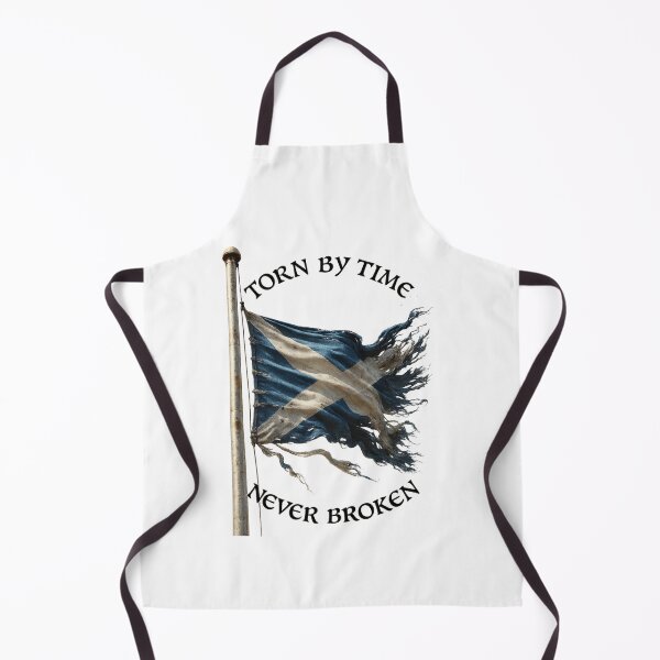 Item preview, orn by Time, Never Broken – Scottish Flag Design designed and sold by CelticSoulShop.
