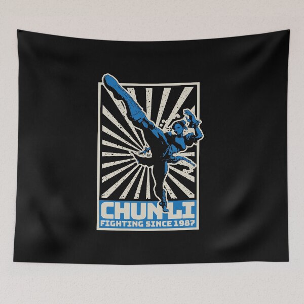 Item preview, Street fighting since 1987 - Street fighter parody - Chun Li designed and sold by PAINTMONKEYS.