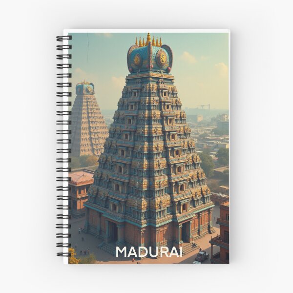 Item preview, Madurai Travel Poster, Perfect Gift for Travel Enthusiasts, Vintage Style Wall Art, India art for home decor, Madurai print. Sticker designed and sold by Thegalleryshop1.