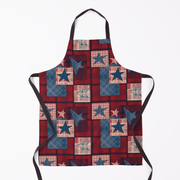 Item preview, Red  denim patchwork . designed and sold by fuzzyfox.