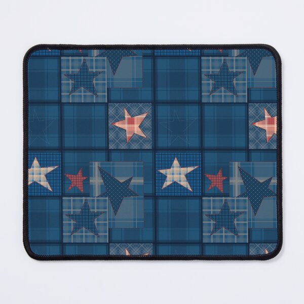 Item preview, Denim blue patchwork . designed and sold by fuzzyfox.