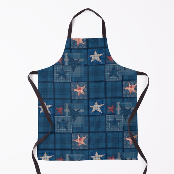Item preview, Denim blue patchwork . designed and sold by fuzzyfox.
