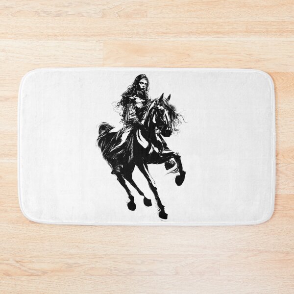 Item preview, Rhiannon – Celtic Goddess of Fertility, Horses & the Otherworld (Black & White Edition) designed and sold by CelticSoulShop.