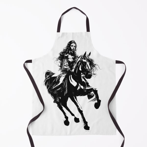 Item preview, Rhiannon – Celtic Goddess of Fertility, Horses & the Otherworld (Black & White Edition) designed and sold by CelticSoulShop.