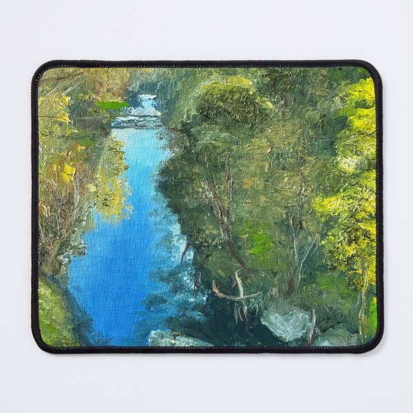 Item preview, Wattle Blossom over Darebin Creek designed and sold by Dai Wynn Fine Art.