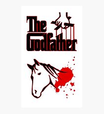 The Godfather Horse Head Photographic Print