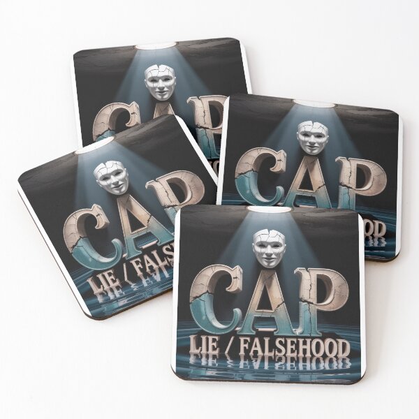 Item preview, Cap Slang Design – No Cap Funny Lie / Falsehood Wall Art & Apparel designed and sold by GRAPHIX444.