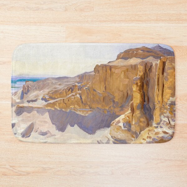 Item preview, Cliffs at Deir el Bahri Egypt - Ancient Egyptian Archaeological Landscape - Theban Necropolis Valley designed and sold by Under-TheTable.