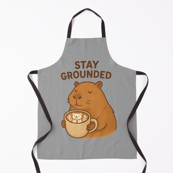 Item preview, Capybara Coffee Club — Stay Grounded designed and sold by DreamMachine69.
