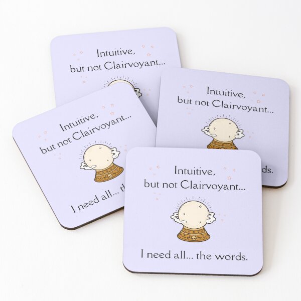 Item preview, Intuitive but not Clairvoyant... I need all... the words designed and sold by DallasDancinGal.