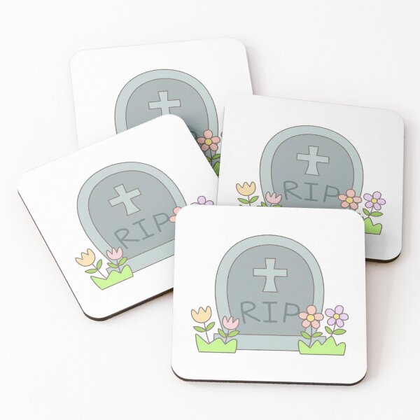 Item preview, Hand drawn happy halloween element Cemetery Graveyard designed and sold by nuchz.