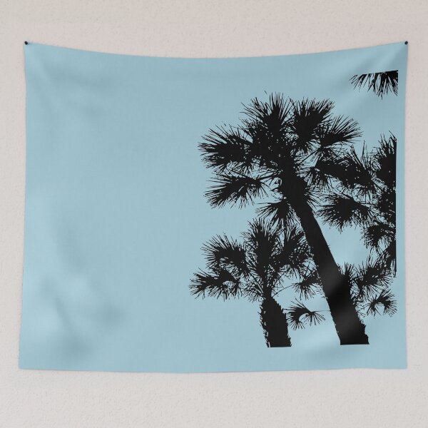 Item preview, Sabal Palmetto Palm Tree Monotone Cut Out Black designed and sold by taiche.