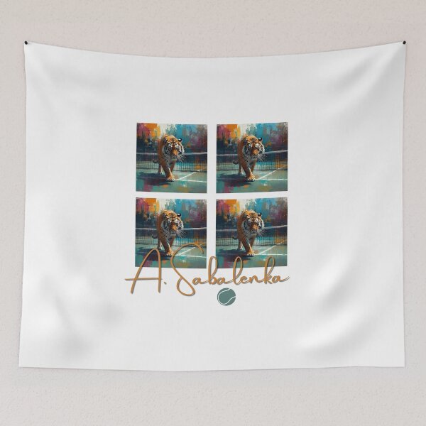 Item preview, Sabalenka tiger on court designed and sold by AissTee.