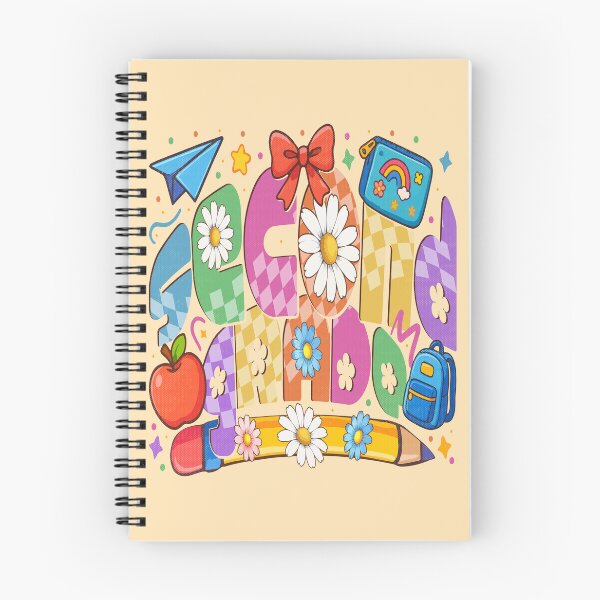 Item preview, Second Grade Teacher Rainbow Vibes designed and sold by RamblingsRose.