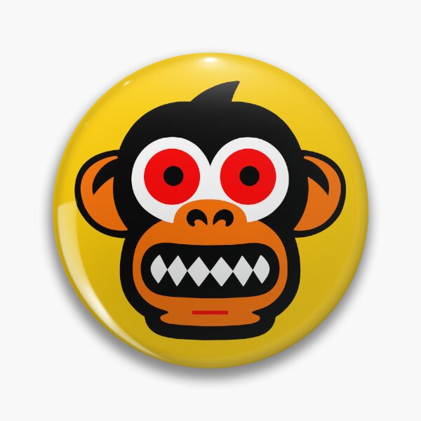 Item preview, monkey face designed and sold by QuanntixArt.