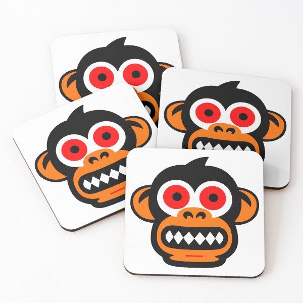 Item preview, monkey face designed and sold by QuanntixArt.