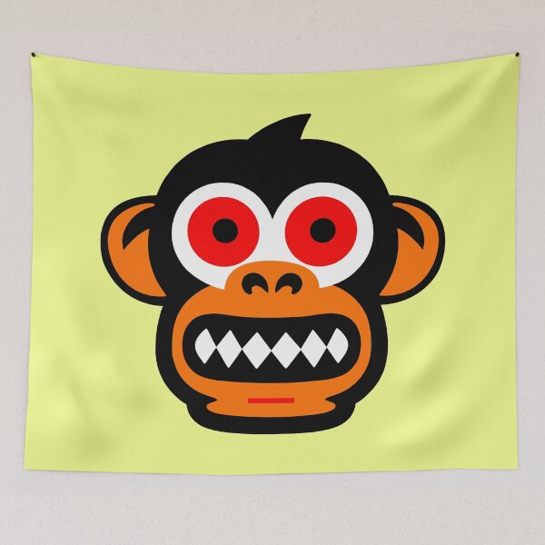 Item preview, monkey face designed and sold by QuanntixArt.