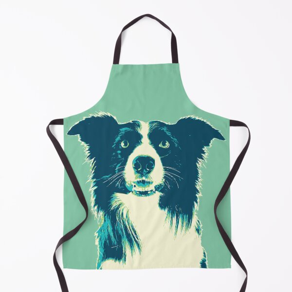 Item preview, Border Collie Australian dog blue green designed and sold by blueidesign.