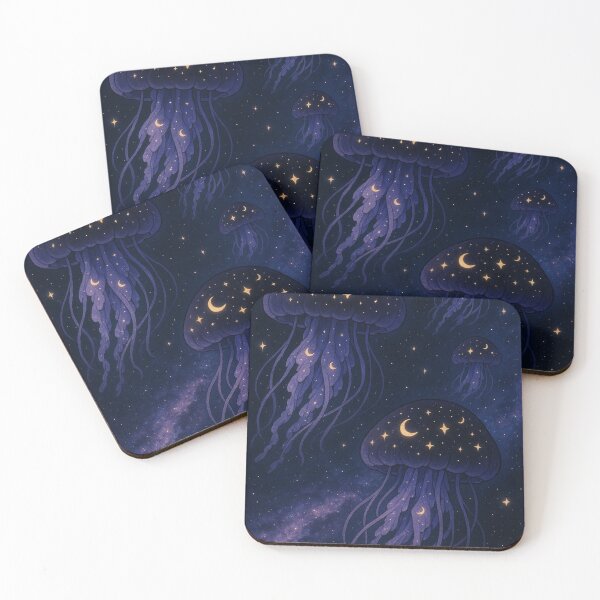 Item preview, Starry Moon Galaxy Jellies A designed and sold by Cozy Moss Studio.