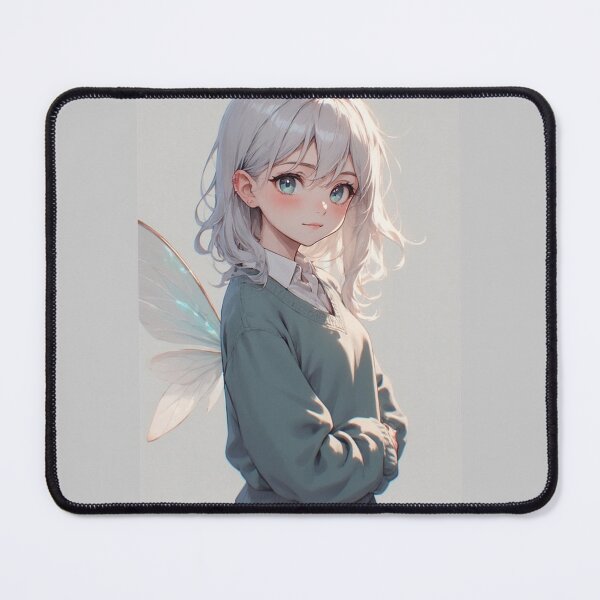 Item preview, Fairy with white hair - Anime style designed and sold by ArtsJulian.