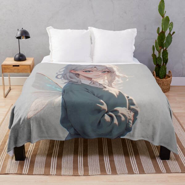 Item preview, Fairy with white hair - Anime style designed and sold by ArtsJulian.