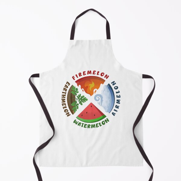 Item preview, The 4 Elemelons Watermelon Pun designed and sold by wolfkin-design.