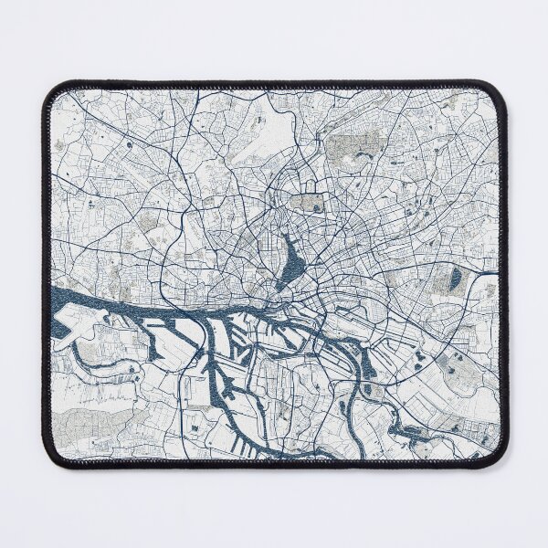 Item preview, Hamburg City Map of Germany - Coastal designed and sold by deMAP.