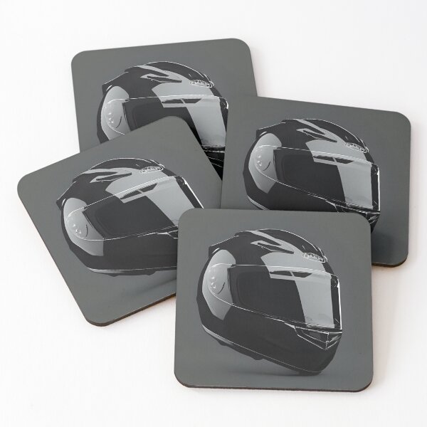 Item preview, Futuristic Black Motorcycle Helmet designed and sold by Motosernik.