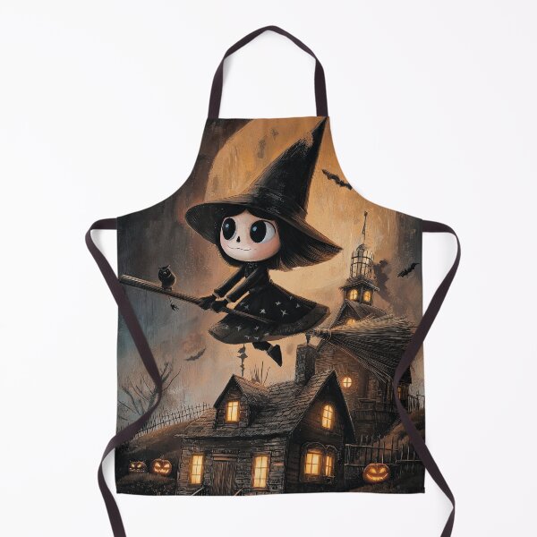 Item preview, Creepy haunted house with pumpkins glowing in darkness designed and sold by Piotrek0001.