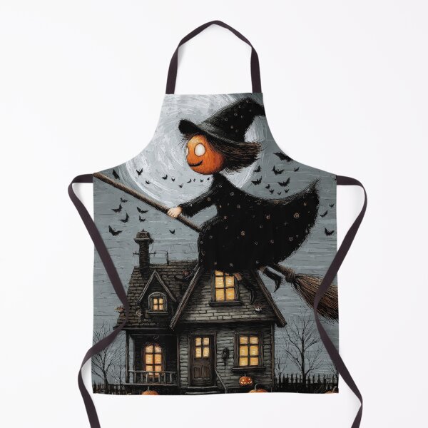 Item preview, Enchanted night scene with glowing jack-o-lantern pumpkins designed and sold by Piotrek0001.