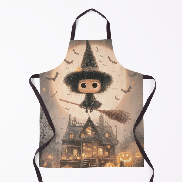 Item preview, Spooky halloween sky with eerie flying witch silhouette designed and sold by Piotrek0001.