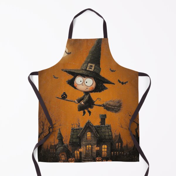 Item preview, Witch flying across haunted ruins under shining moon designed and sold by Piotrek0001.