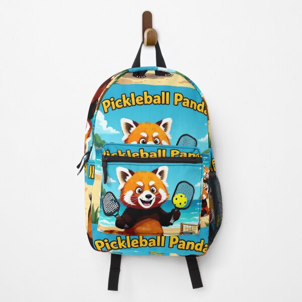 Item preview, pickleball red pandas fun cartoon art designed and sold by SmashingDeals.