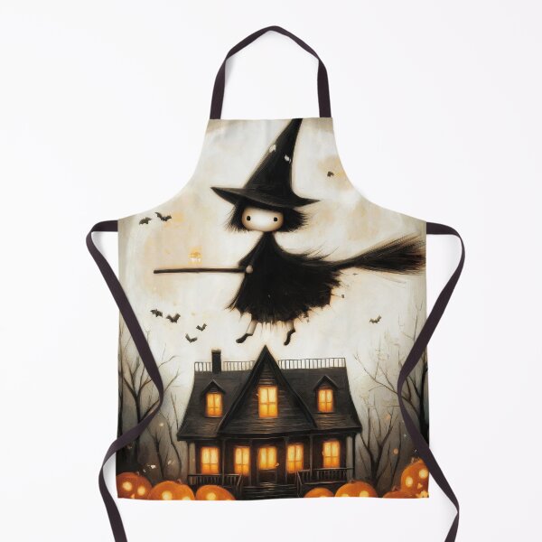 Item preview, Gothic halloween poster featuring witch under glowing moon designed and sold by Piotrek0001.