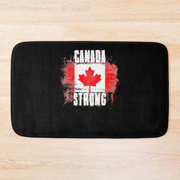 Item preview, Canada Strong Distressed Graffiti Flag designed and sold by AgnesHoppe.