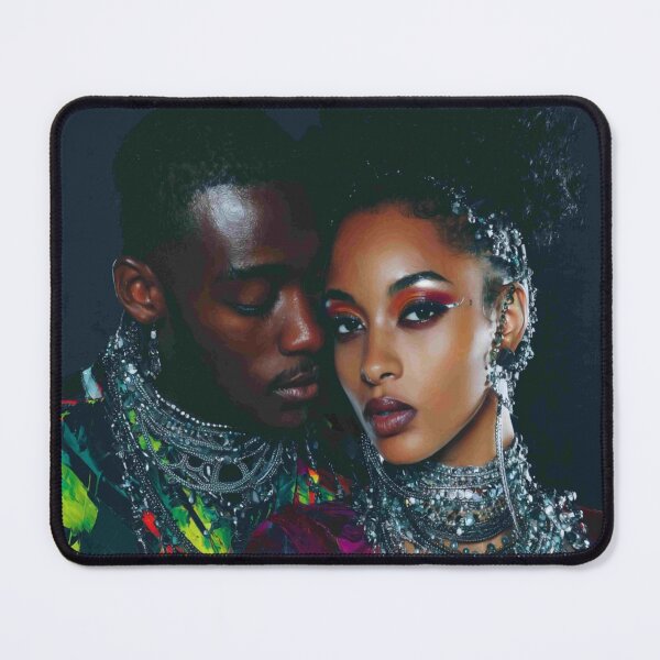 Item preview, Afro Nova black love art designed and sold by Blackcanvas444.