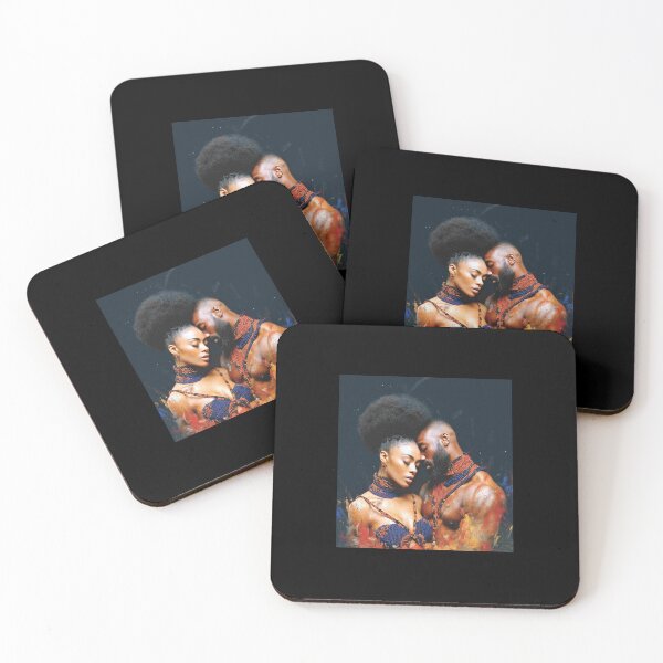 Item preview, Afro Nova black love art designed and sold by Blackcanvas444.