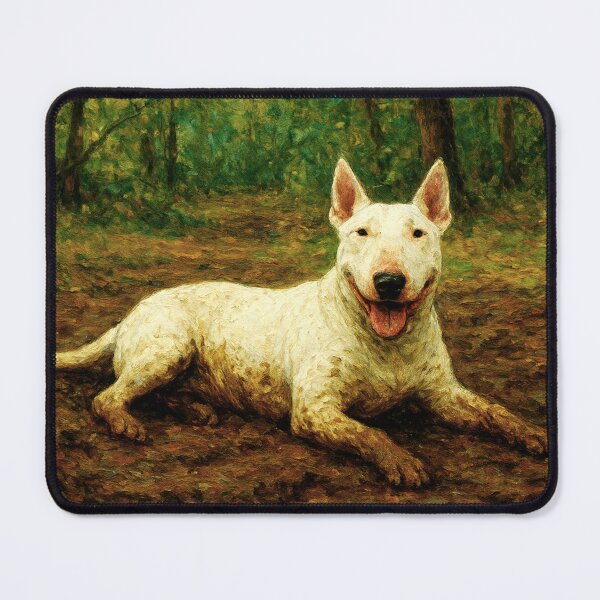 Item preview, Bull Terrier Muddy Forest Joy designed and sold by Kenny8716.
