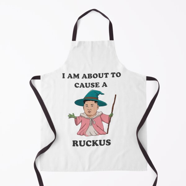 Item preview, Cause a ruckus. parody, Rocketman, North Korea, funnyfits70, Humor, Funny, retro, vintages, funny quotes, animal humor, designed and sold by FunnyFits70.