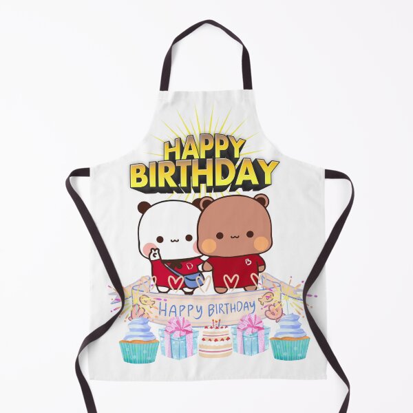 Item preview, Happy Birthday Cute DuDu Bear and BuBu Panda Are Celebrating 2026 designed and sold by DaresToDream.