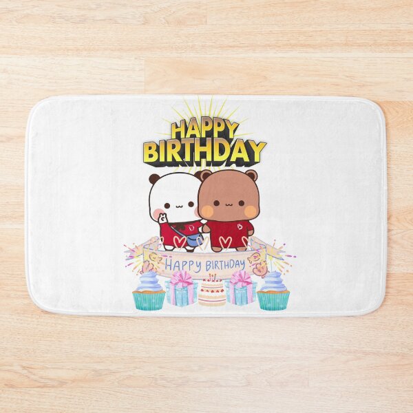 Item preview, Happy Birthday Cute DuDu Bear and BuBu Panda Are Celebrating 2026 designed and sold by DaresToDream.